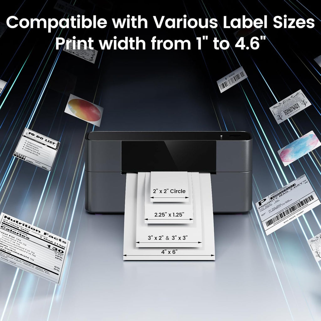 Bluetooth Thermal Label Printer 4x6 K3830
