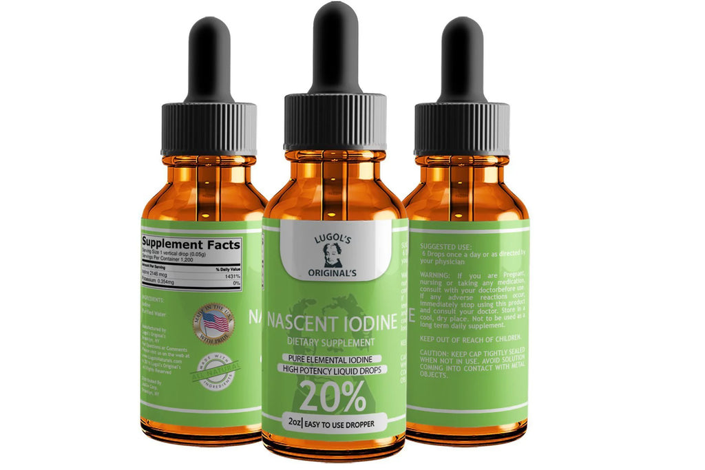 Iodine Liquid Drops Supplement 2oz V12733