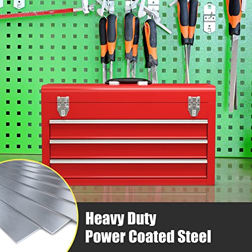 20" 3 Drawer Heavy Duty Steel Tool Box H58328