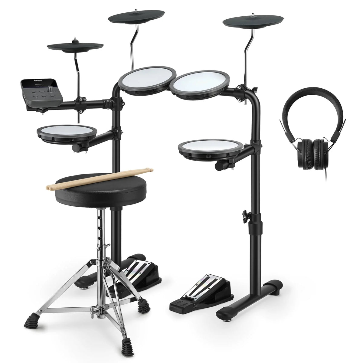 Electric Drum Set with Mesh Pad A65383