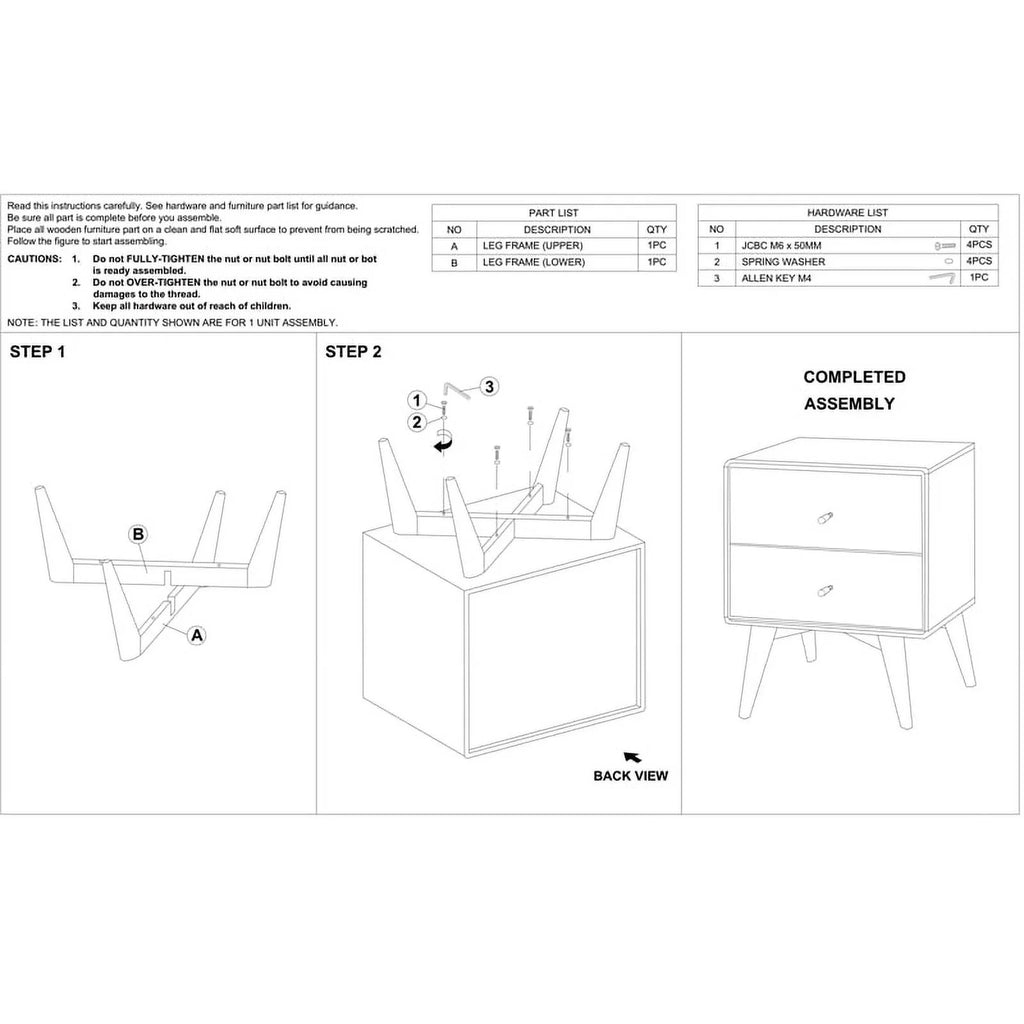 3 Piece 5 Drawer 6 Drawer Dresser and Nightstand Set L4044
