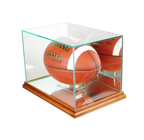 Black Football Glass Display Case F634203