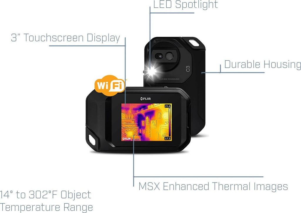 Thermal and Visual Light Camera Combo T873690