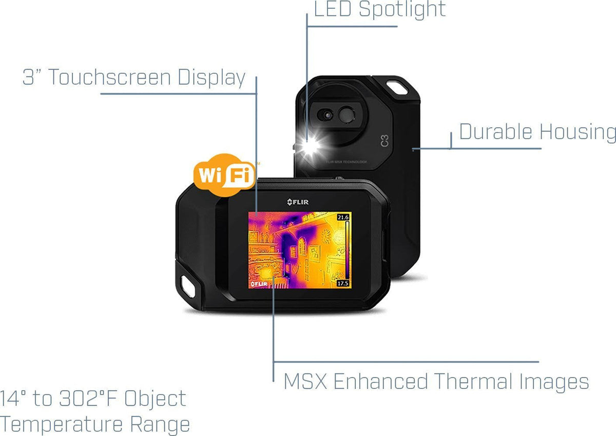 Thermal and Visual Light Camera Combo T873690