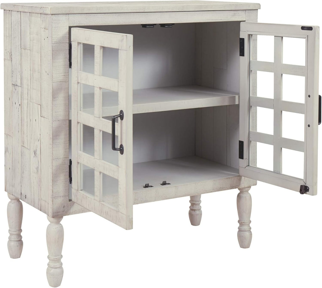 White Accent Cabinet Y9141