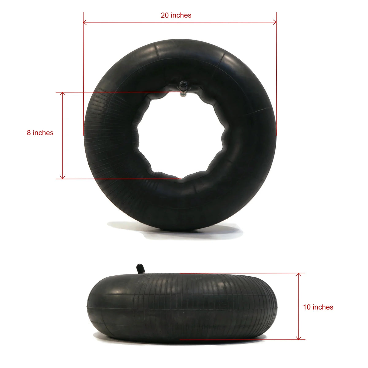2 Tire Inner Tubes 21x10x8 21x11x8 TR13 Straight Valve J87392