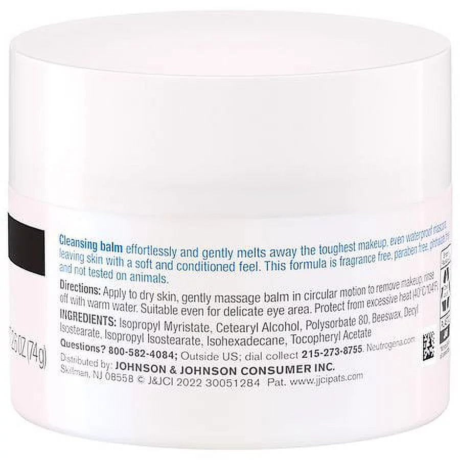 Fragrance-Free 2.6 oz Makeup Melting Cleansing Balm Pack of 2 R914893