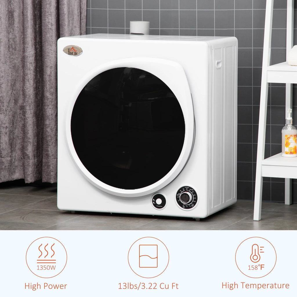 1350W 3.22 Cu. Ft. Portable Clothes Dryer Q8215