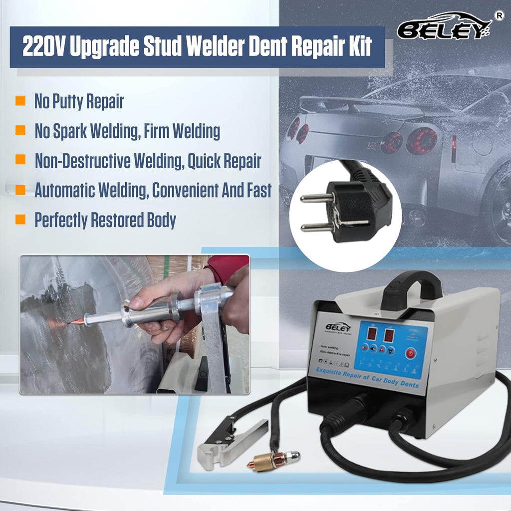 110V 1600W 7 Modes Stud Welder Dent Repair Kit G897