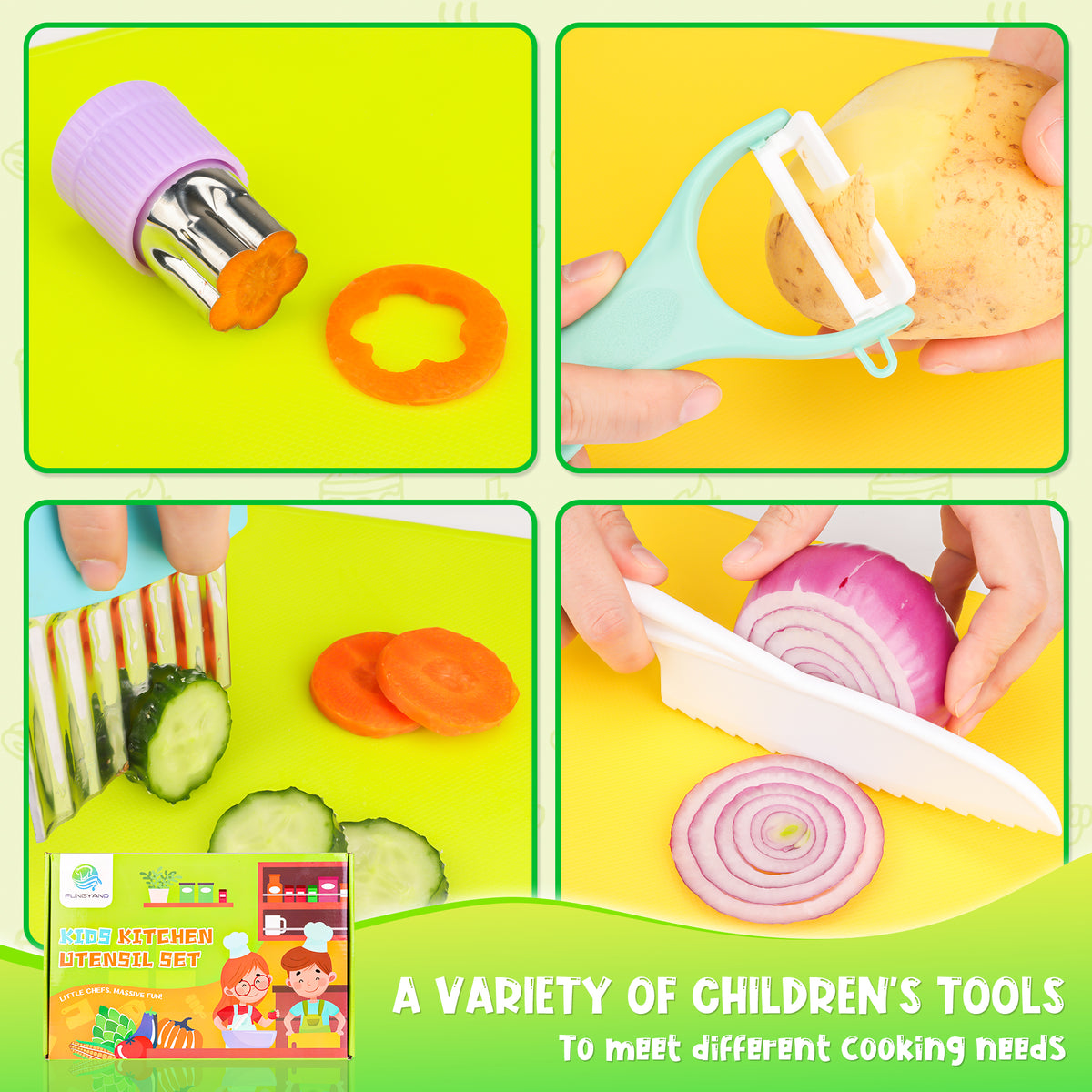 22 Piece Kids Cooking Set W5437