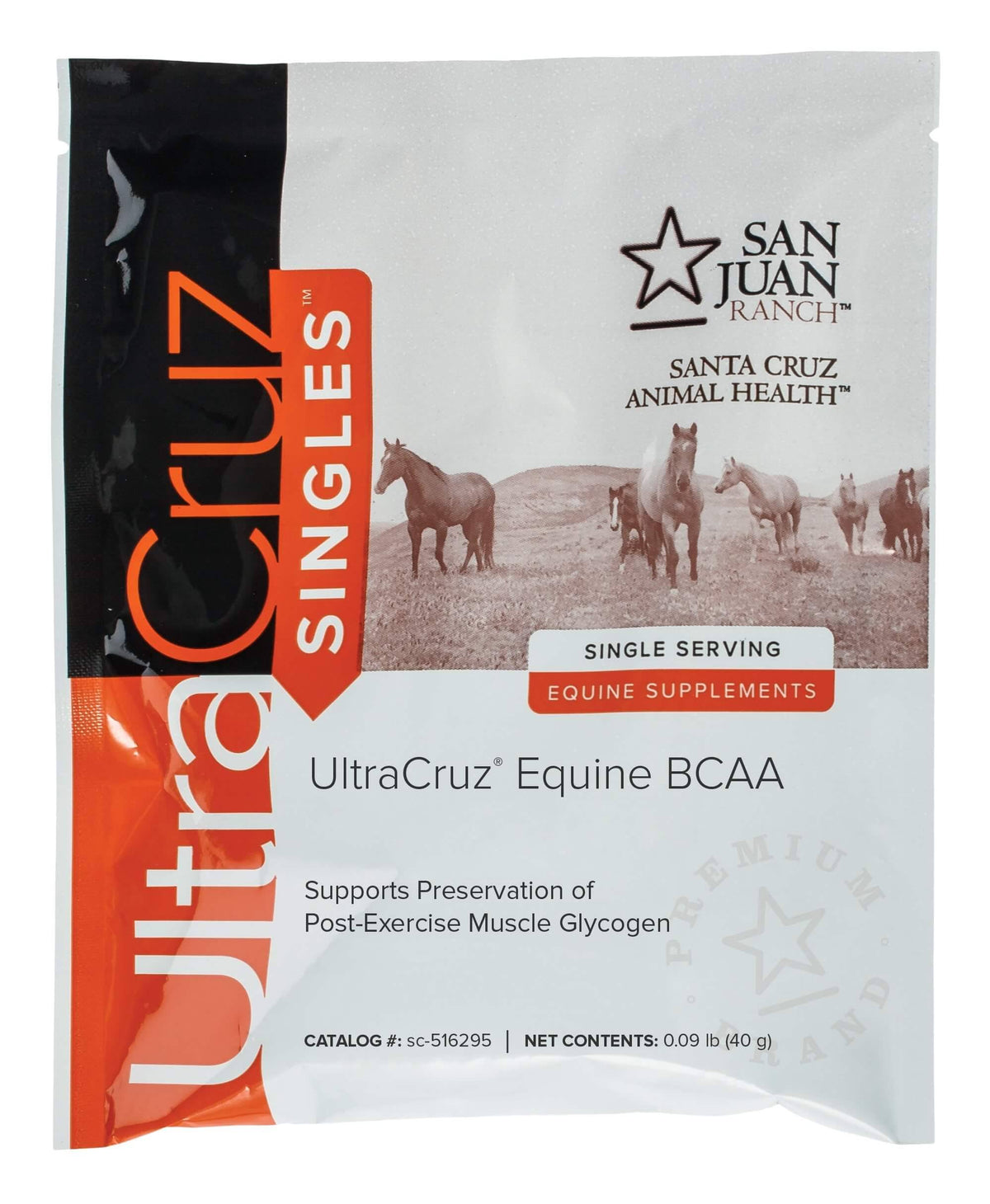 Equine BCAA Supplement, 60 Singles, Pellet R422120