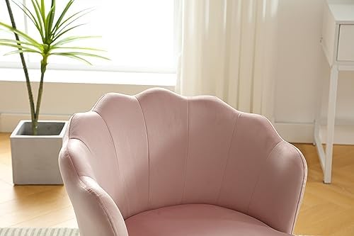 Yellow Velvet Accent Chair with Waist Pillow I994340