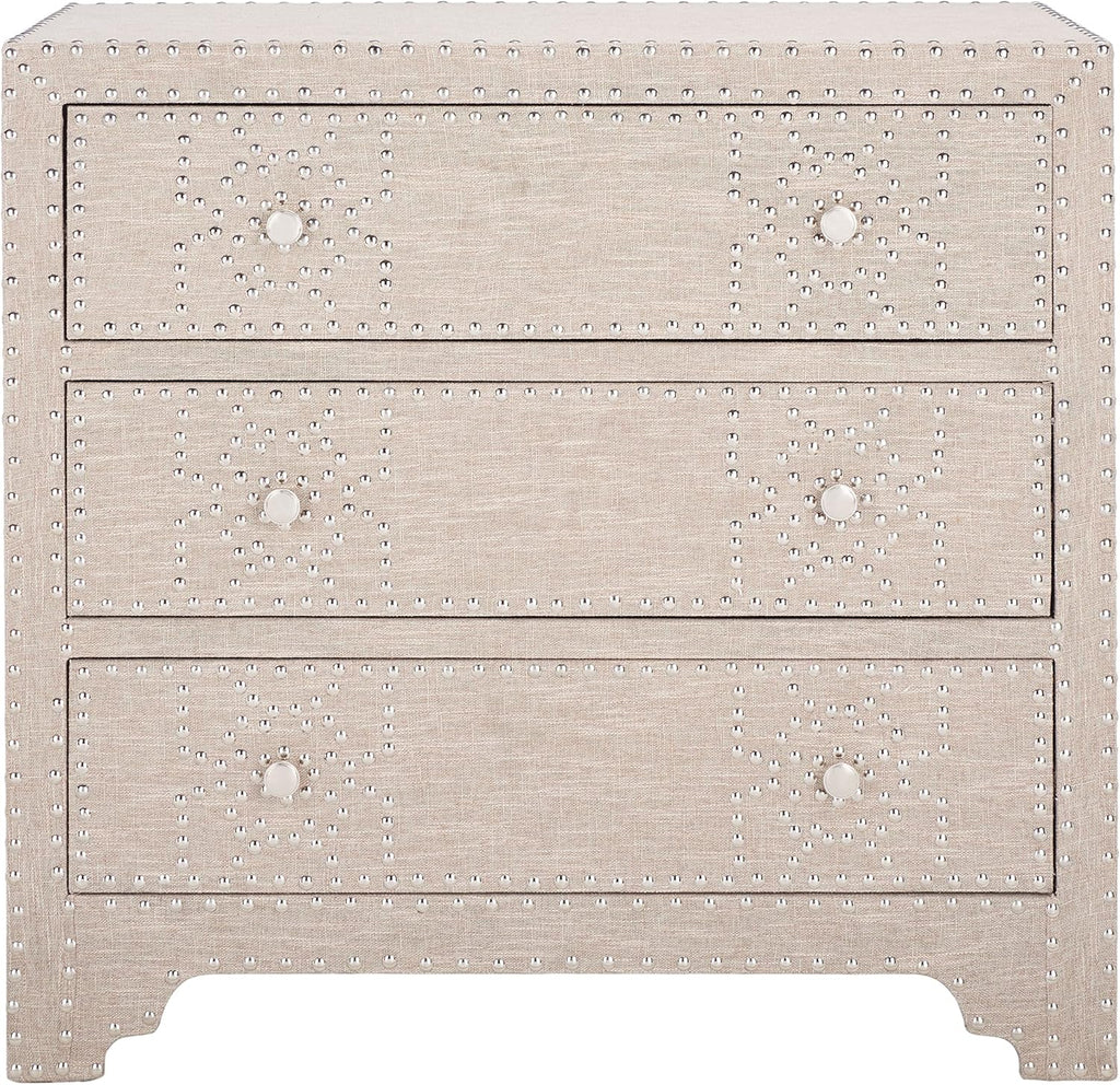 Grey 3 Drawer Chest D9874