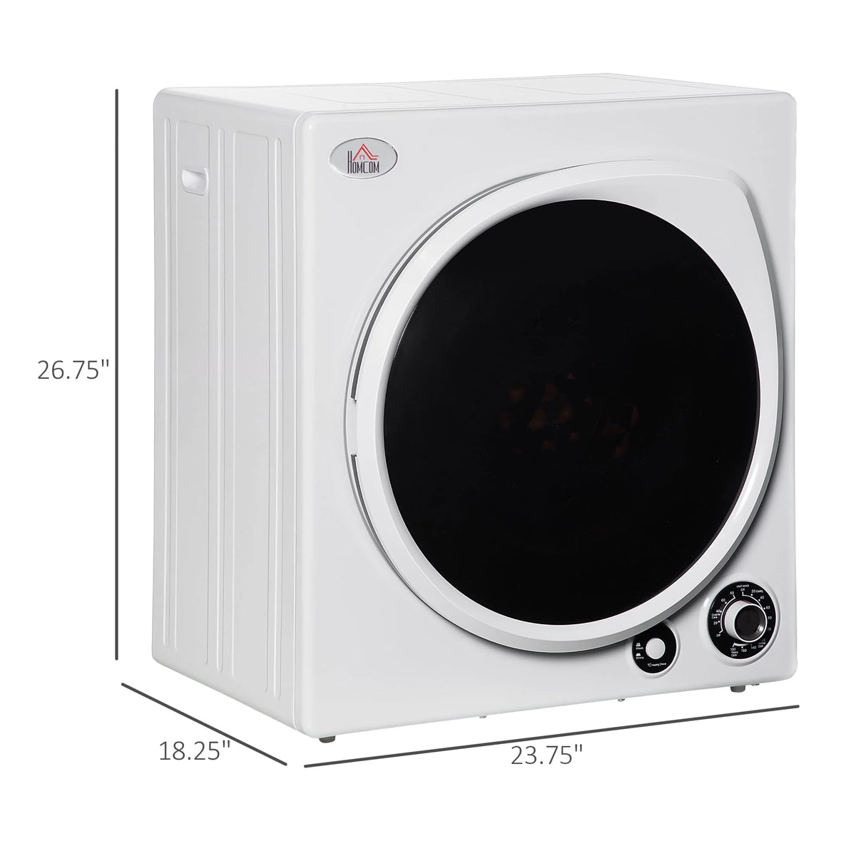 1350W 3.22 Cu. Ft. Portable Clothes Dryer Q8215