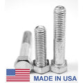 1/4 inch-28 x 2 1/2 inch Fine Thread Grade 5 Hex Cap Screw, Medium Carbon Steel Zinc Plated, Pk 450 H425665
