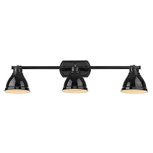 3 Light Bath Vanity Black S34773
