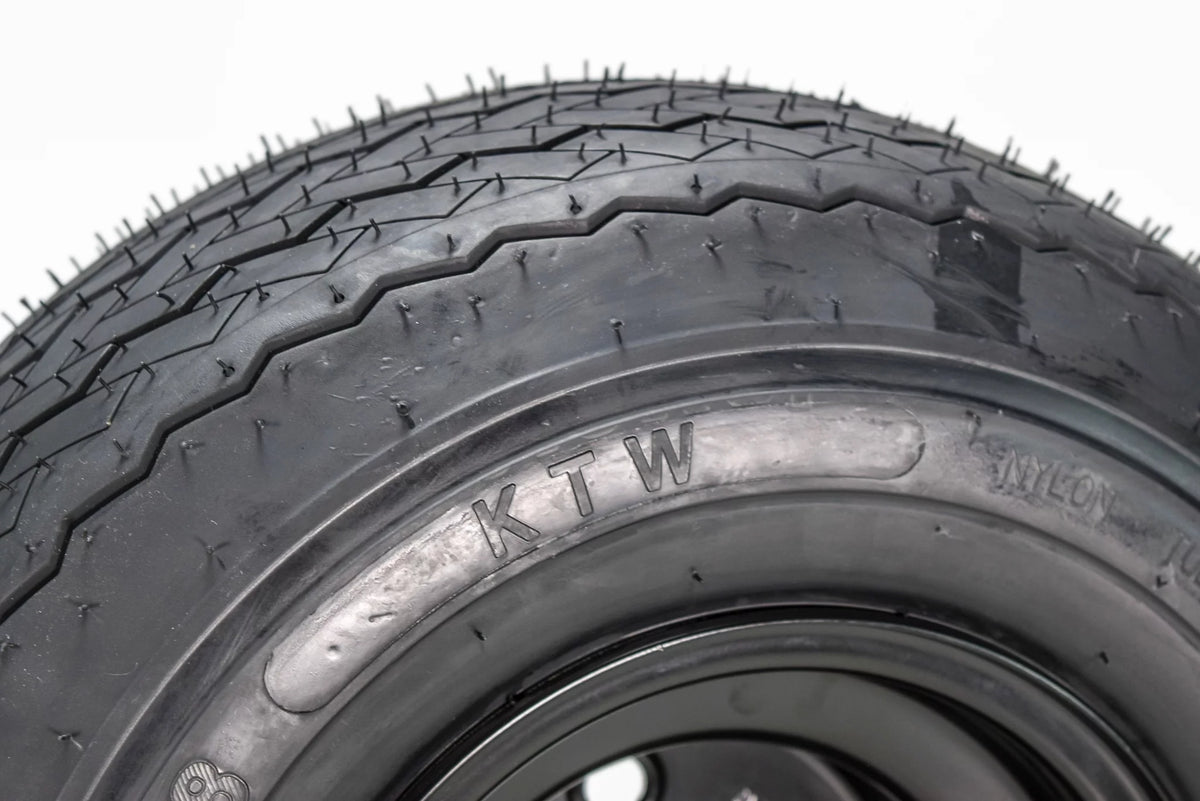18x8.5-8 Golf Cart Tires & Black Wheels Set of 4 U87339