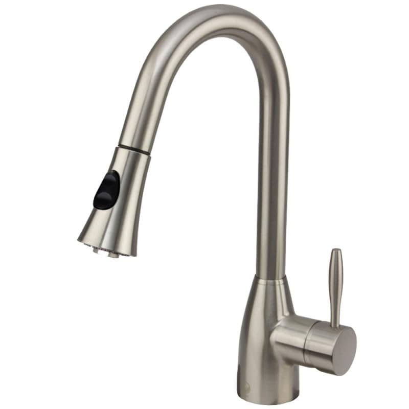 Undermount Stainless Steel Kitchen Sink with Faucet, Two Grids, Two Strainers and Dispenser V272925