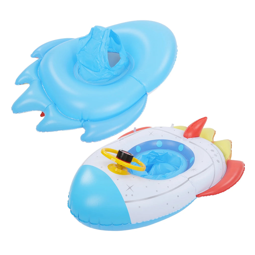 Inflatable Spaceship Pool Float with Steering Wheel R658