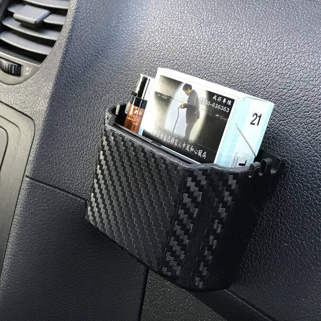 Black Plastic Car Organizer Pack of 2 A88140