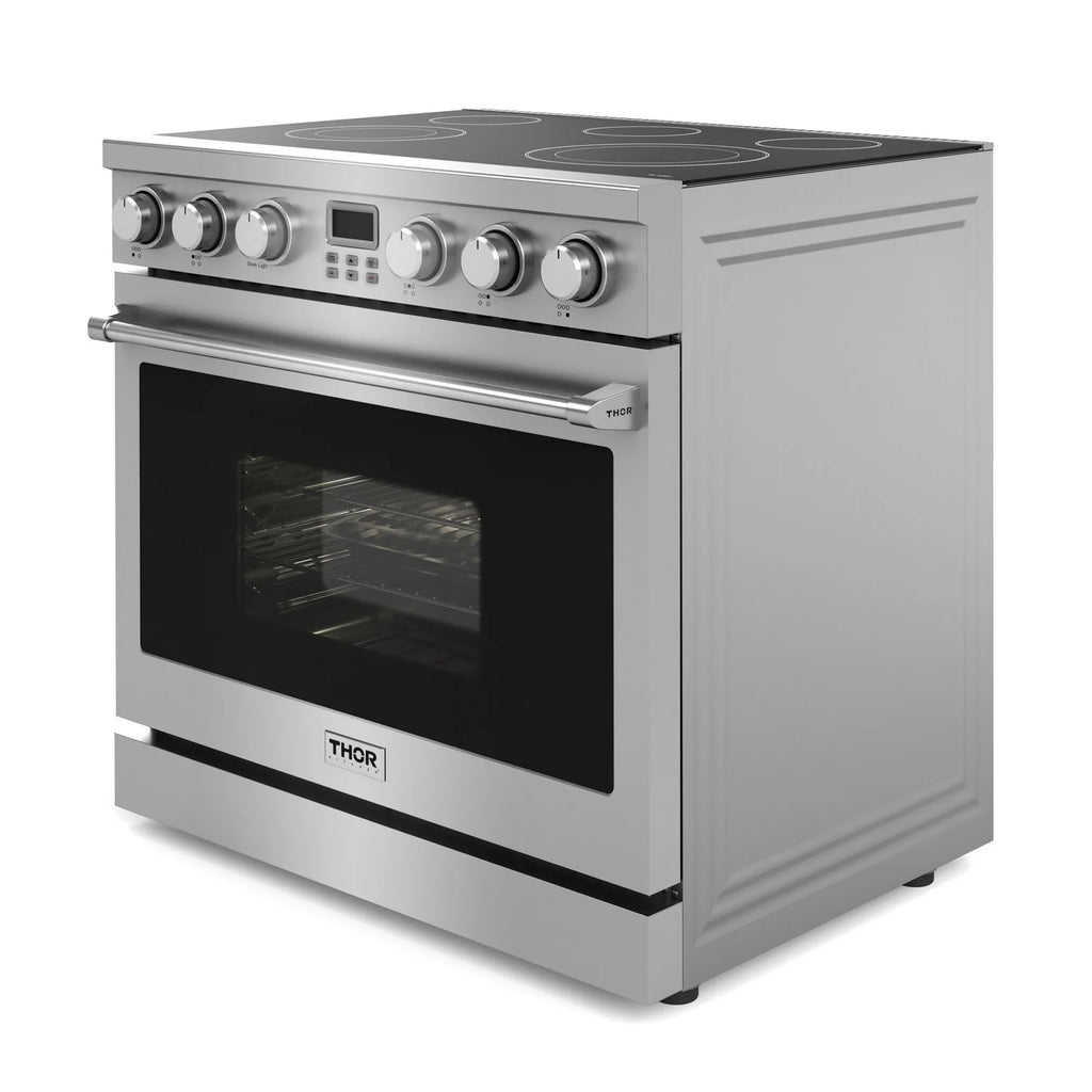 36" Wide 6 Cu. Ft. Free Standing Electric Range - Stainless J5657