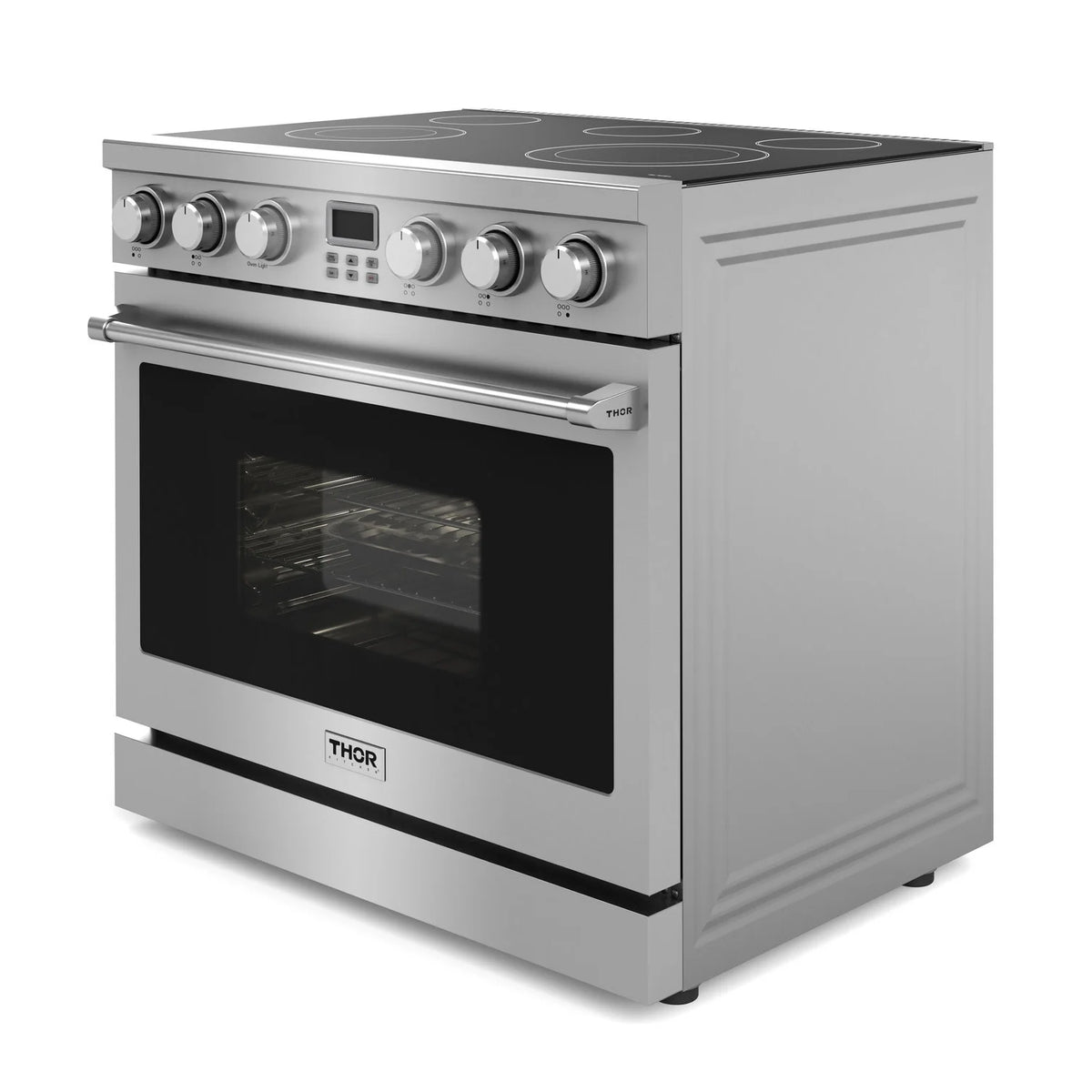 36" Wide 6 Cu. Ft. Free Standing Electric Range - Stainless J5657