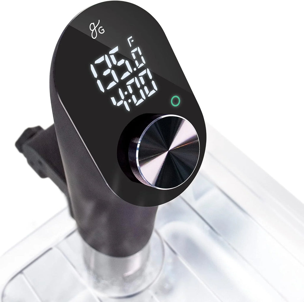 1100 Watt Sous Vide Cooker with Plastic Container, Lid, and Neoprene Sleeve L8028