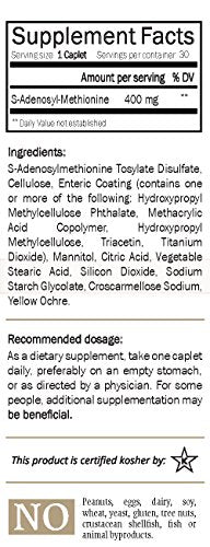 SAM-e 400mg 30 Enteric Coated Caplets W111