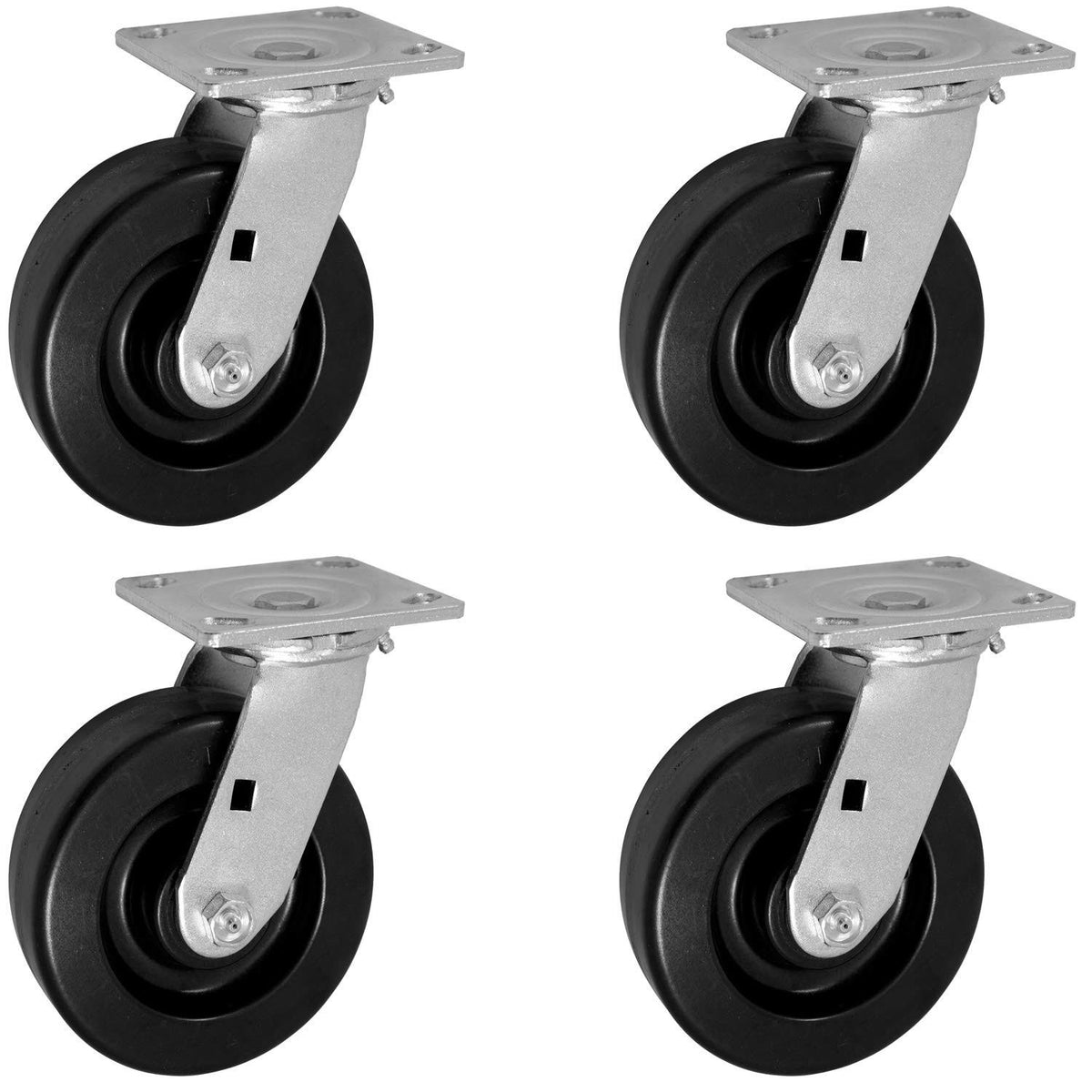 8 inch Swivel Caster Set of 4 Phenolic Wheel J821