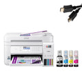 White All-in-One Inkjet Printer with Scanner, Copier V4640
