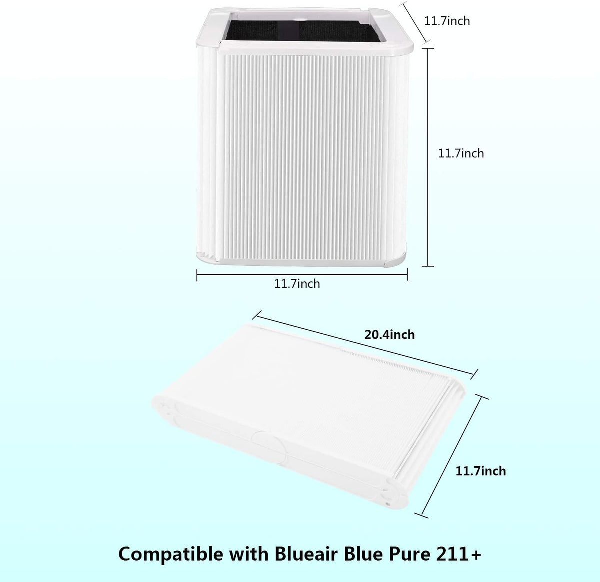 Replacement Filter for Blueair Blue Pure 211+ Air Purifier F26952