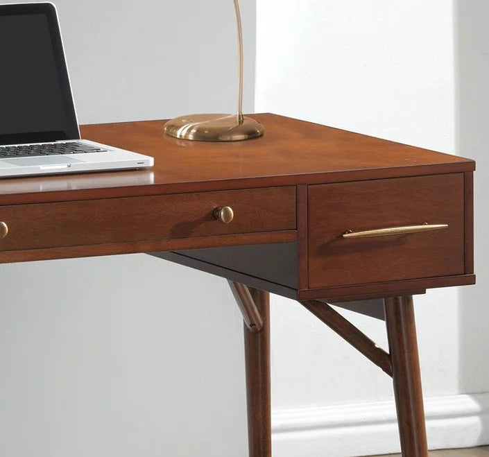 Walnut 3-drawer Writing Desk R35691