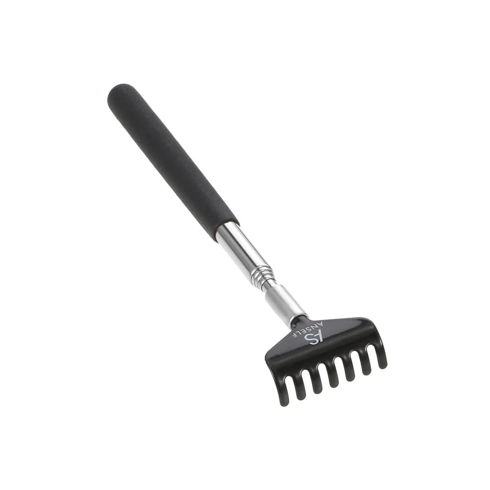 Telescopic Back Scratcher Massager Metal Extendable 5 Section Blue H969