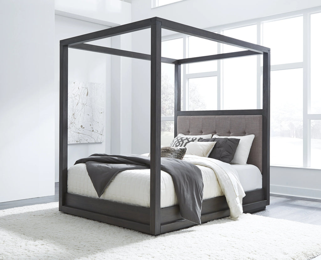 King Canopy Bed N5256