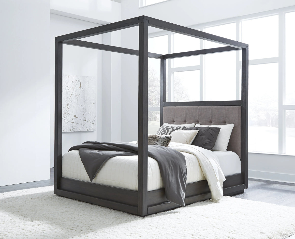 King Canopy Bed N5256