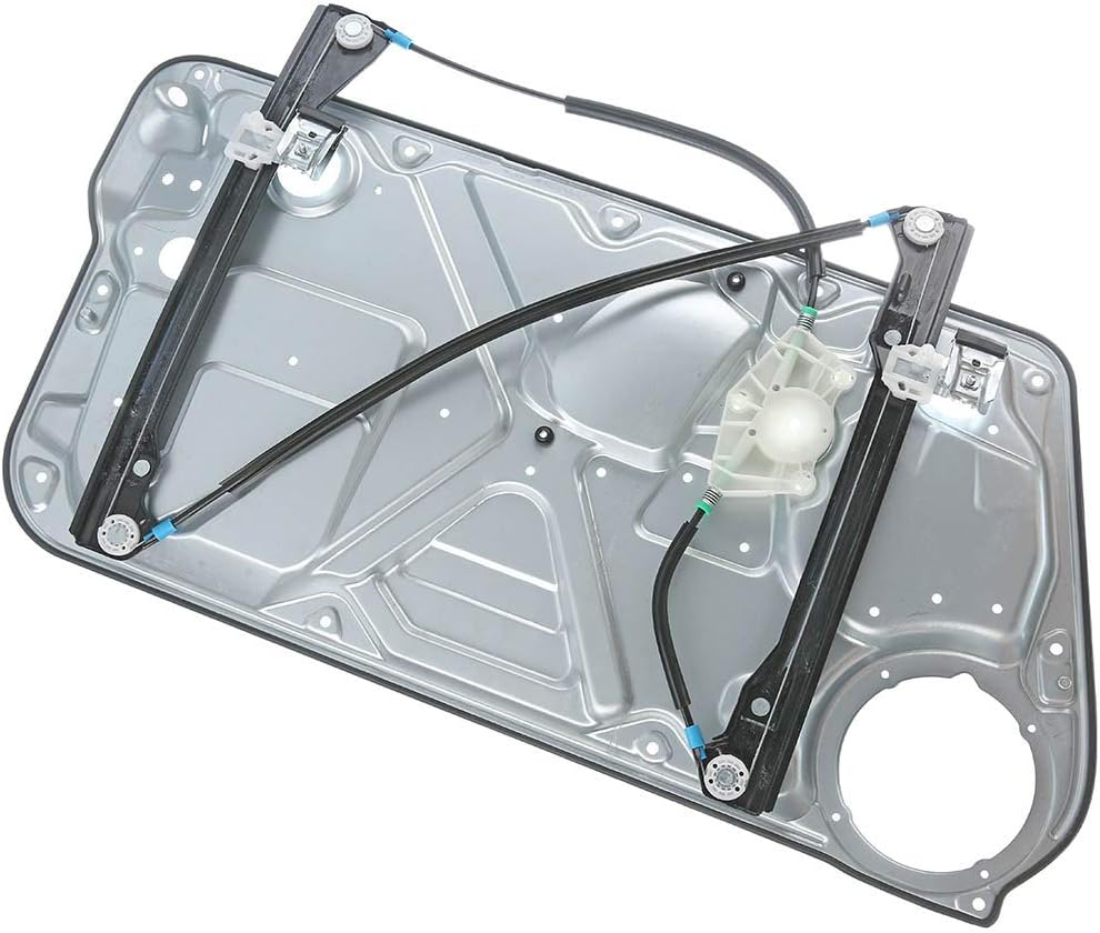Power Window Regulator without Motor Compatible with Volkswagen Beetle 1998-2010 Hatchback Front Passenger Side Pack of 2 V979249