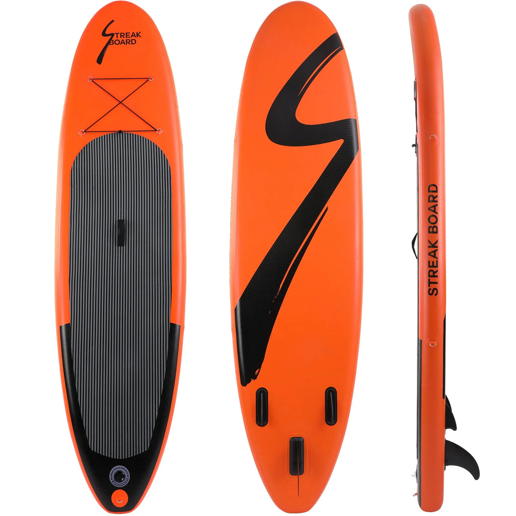 Inflatable Stand Up Paddle Board with Backpack, Leash, Paddle, Hand Pump & Repair Kit U445