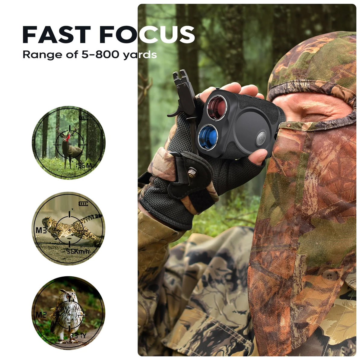 800 Yards Laser Range Finder C8801