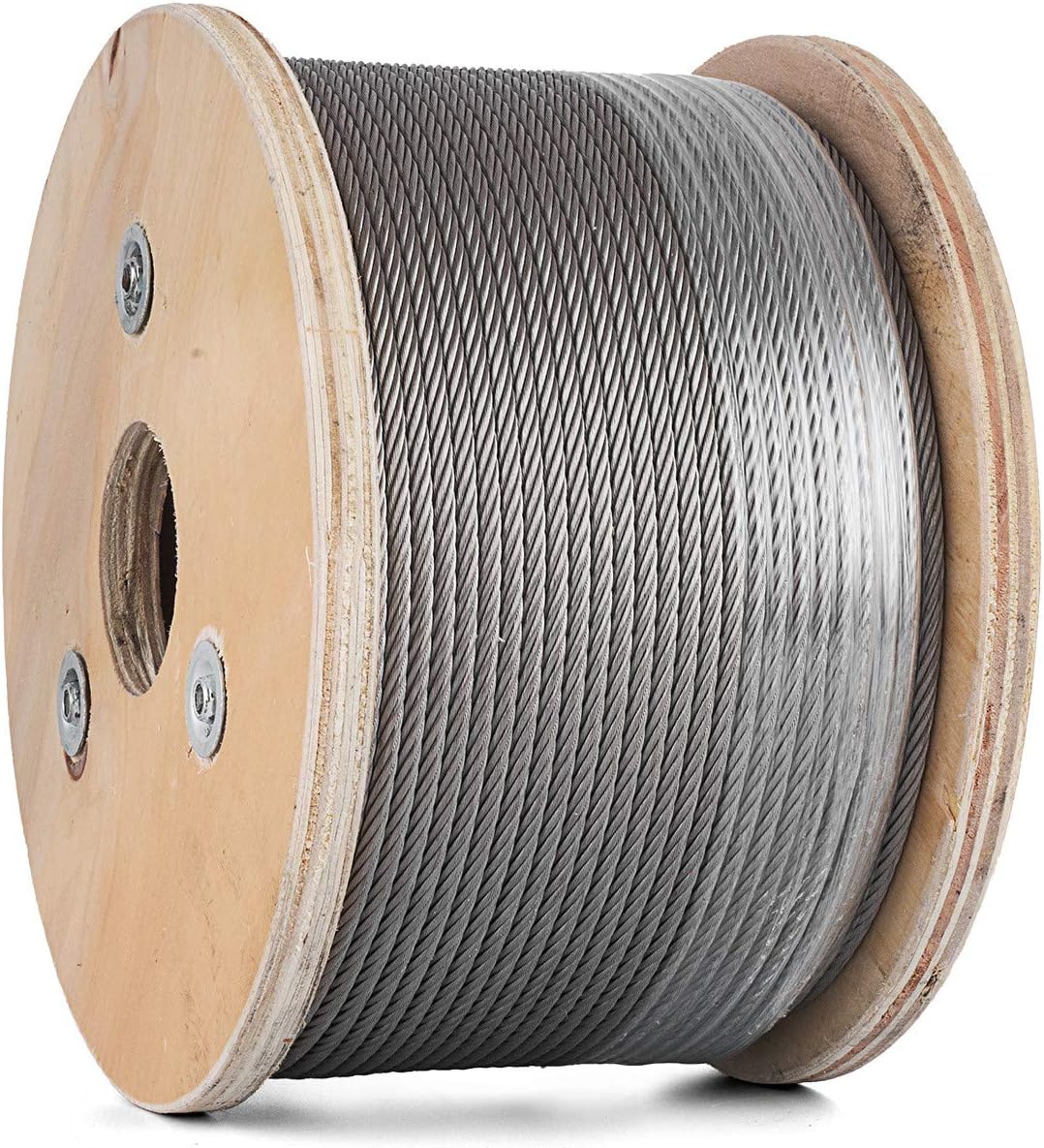 304 Stainless Steel Wire Rope 500ft 3/16 7x19 Cable U26343