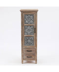 Metal and Wood Tall Tower Cabinet C291687