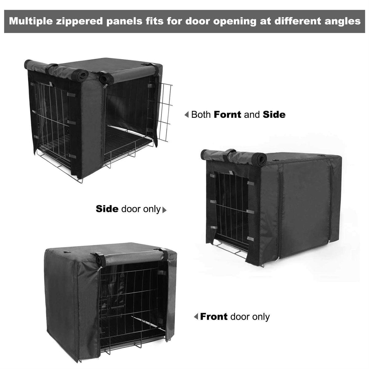 Dog Crate Cover Double Door 36 42 48 inches Y75421