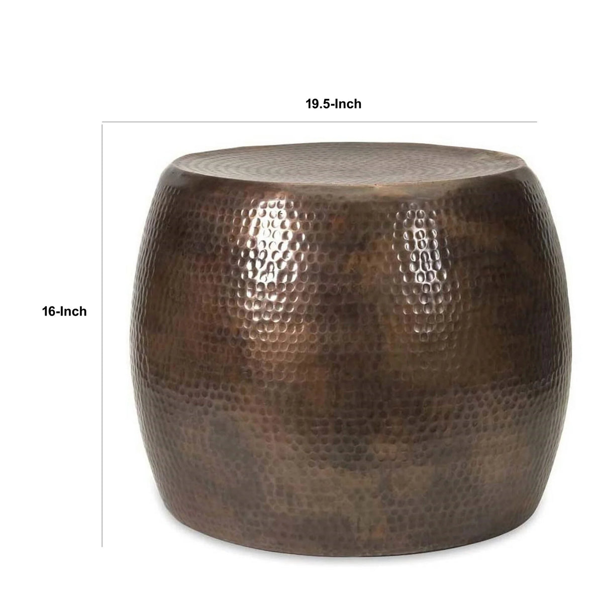 20 Inch Iron Accent Table M237