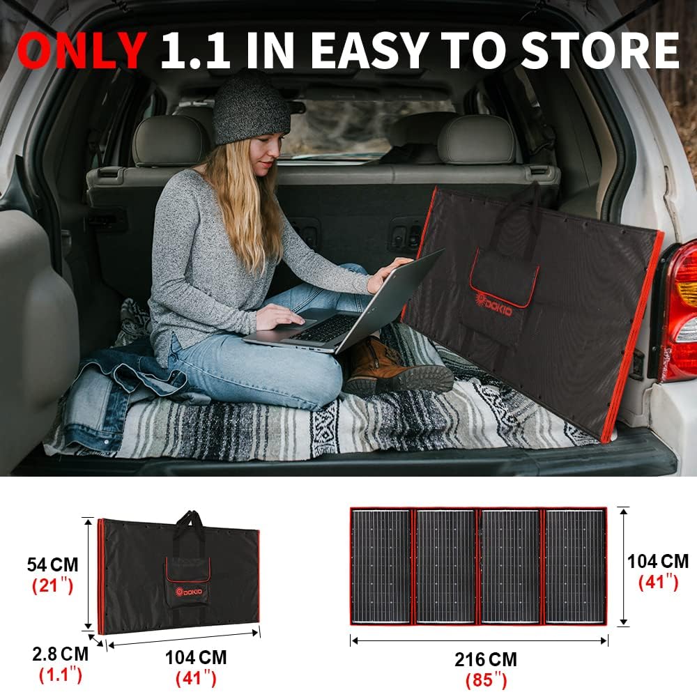 300W 18V Portable Solar Panel Kit with 2 USB Outputs C7575