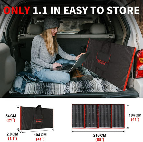 300W 18V Portable Solar Panel Kit with 2 USB Outputs C7575