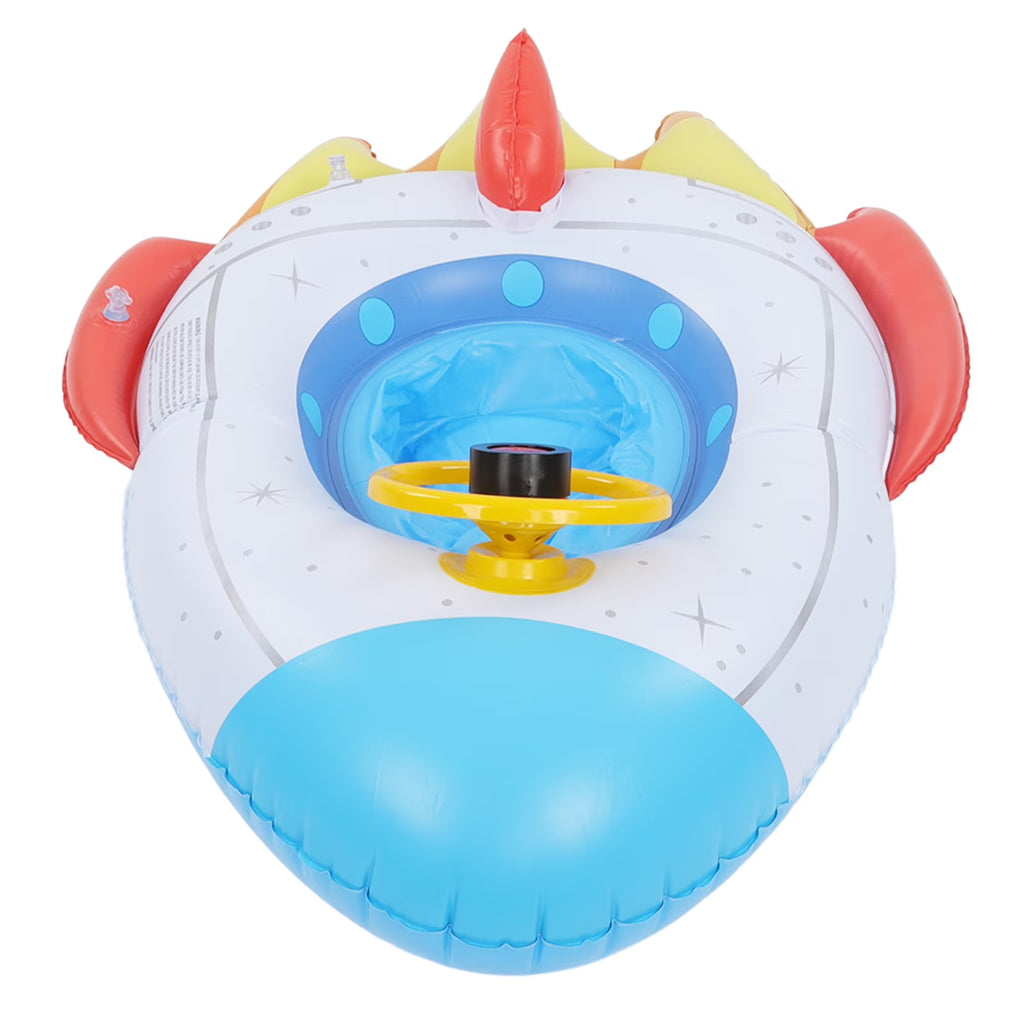 Inflatable Spaceship Pool Float with Steering Wheel R658