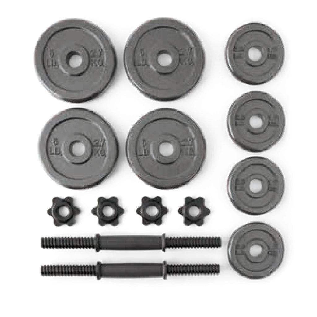 40lb Adjustable Cast Iron Dumbbell Set O51245