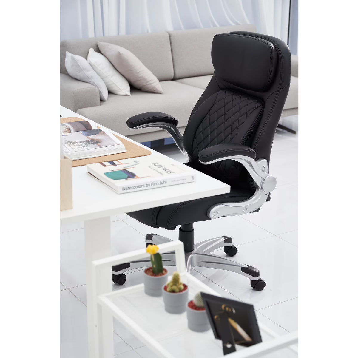 Ergonomic PU Leather Office Chair J258