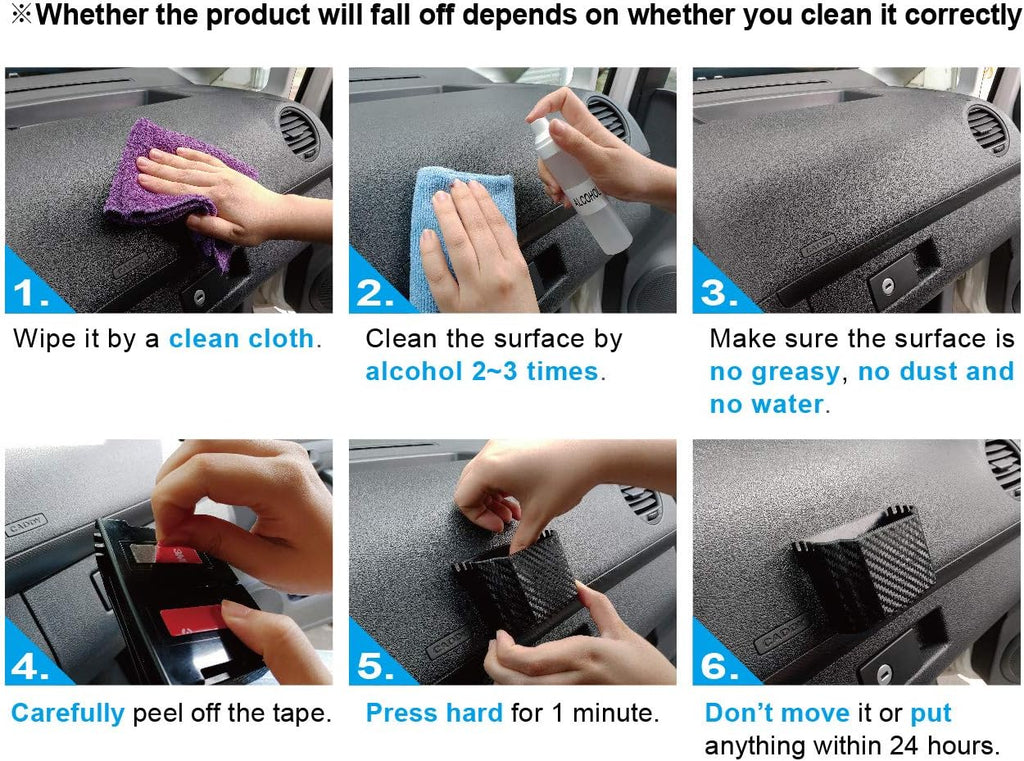 Black Plastic Car Organizer Pack of 2 A88140