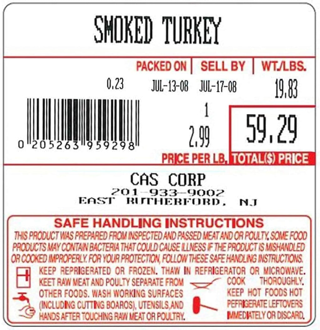Printing Scale Label, 58 x 30 mm, 24 Rolls Per Case I5440