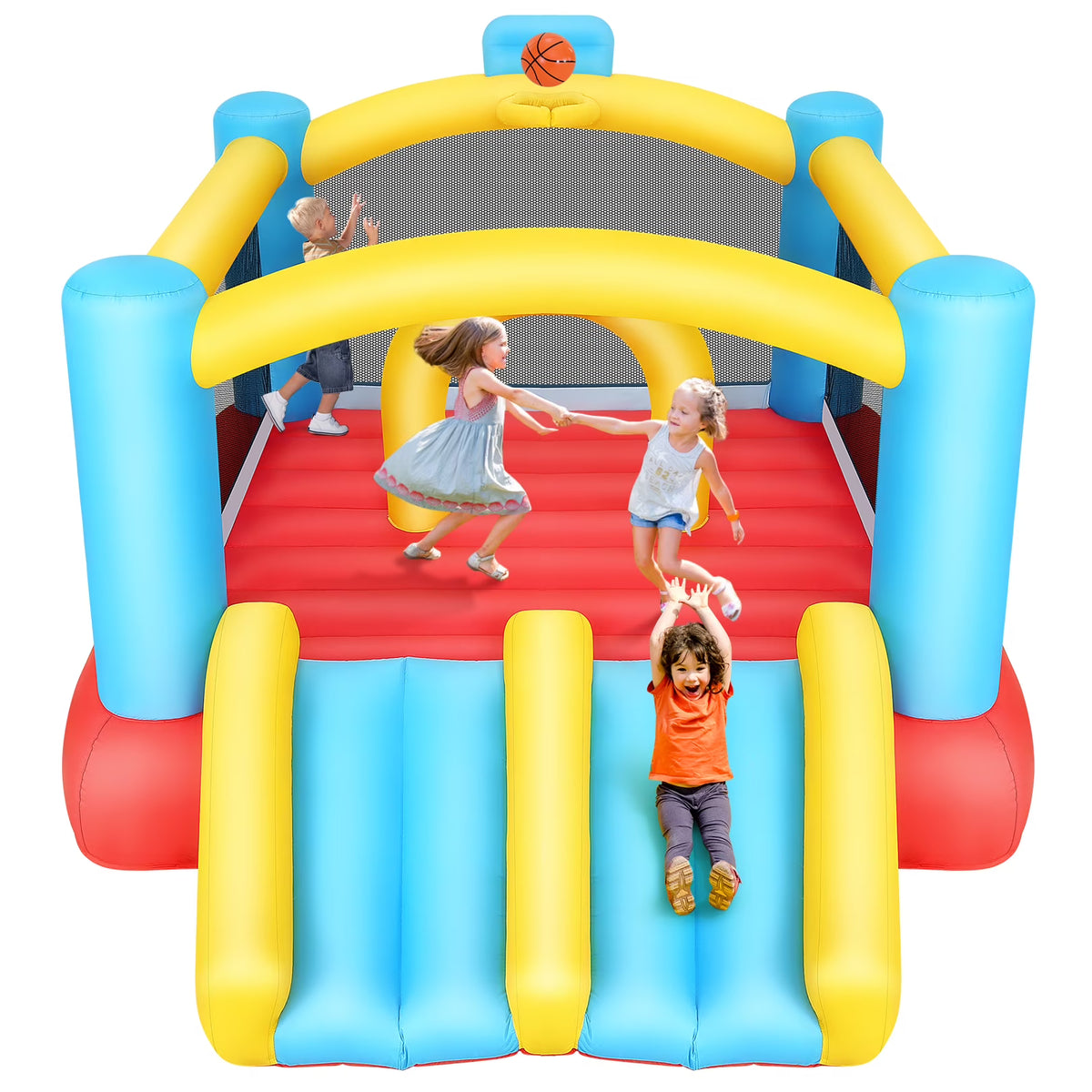 Bouncy House with Double Slide and Blower A439921